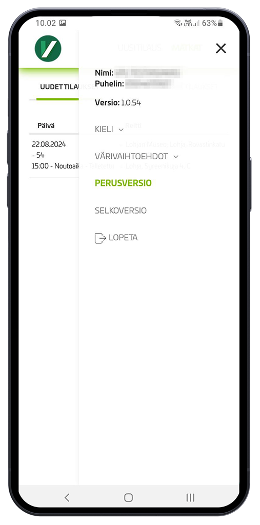 Lisää sovellus puhelimen aloitusnäytölle